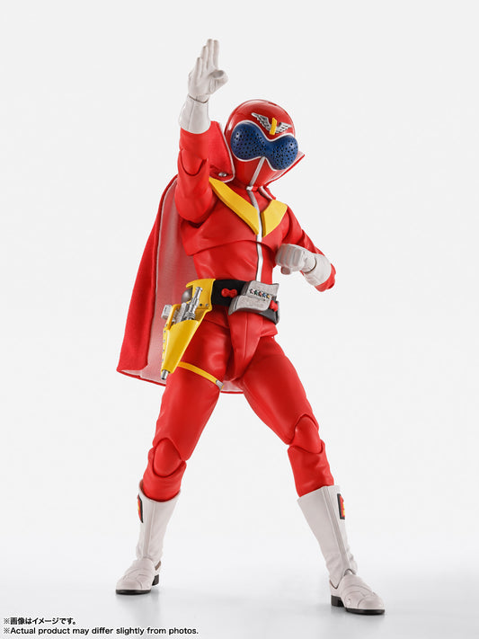 BANDAI SPIRITS S.H.Figuarts Shinkoccho Seihou Himitsu Sentai Gorenger Aka Ranger Super Sentai 50th Anniversary Ver. Action Figure