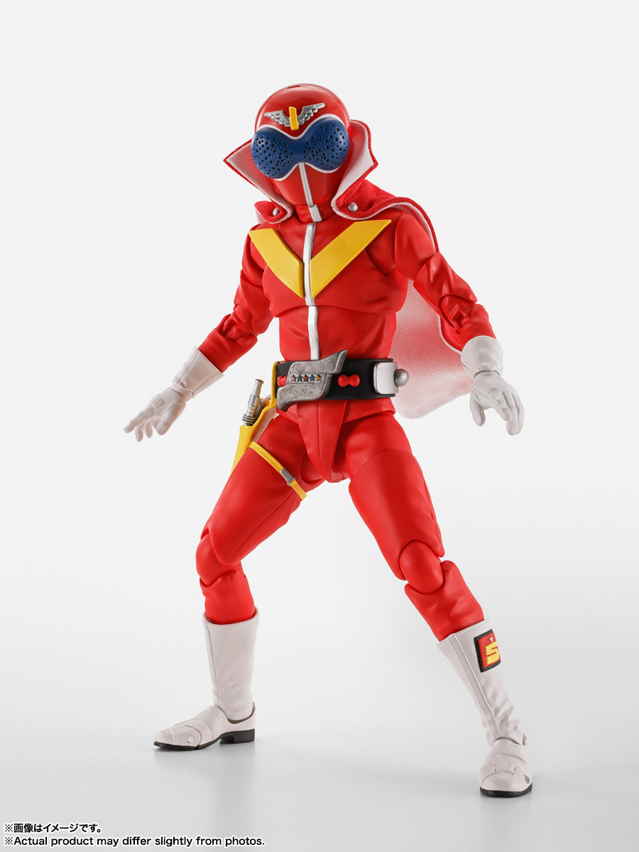 BANDAI SPIRITS S.H.Figuarts Shinkoccho Seihou Himitsu Sentai Gorenger Aka Ranger Super Sentai 50th Anniversary Ver. Action Figure