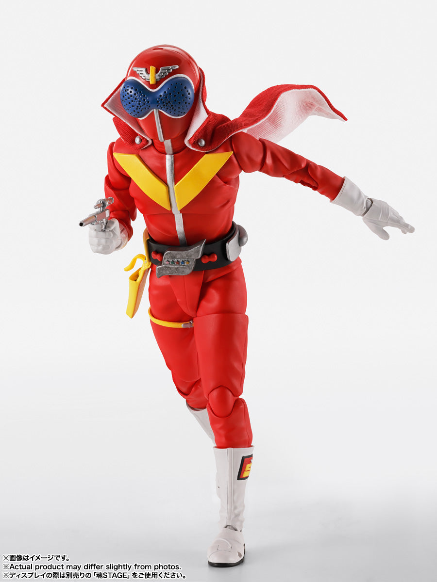 BANDAI SPIRITS S.H.Figuarts Shinkoccho Seihou Himitsu Sentai Gorenger Aka Ranger Super Sentai 50th Anniversary Ver. Action Figure