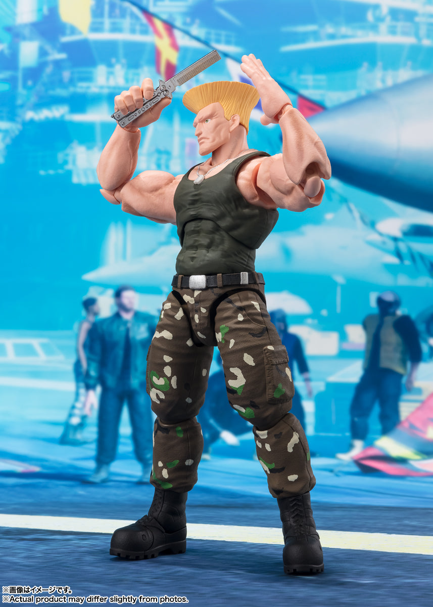 BANDAI SPIRITS S.H.Figuarts Street Fighter Guile Outfit 2 Action Figure