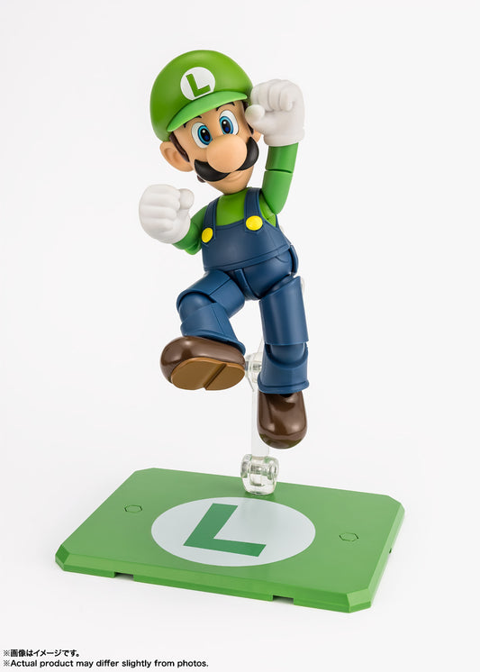 BANDAI SPIRITS S.H.Figuarts Super Mario Luigi Action Figure