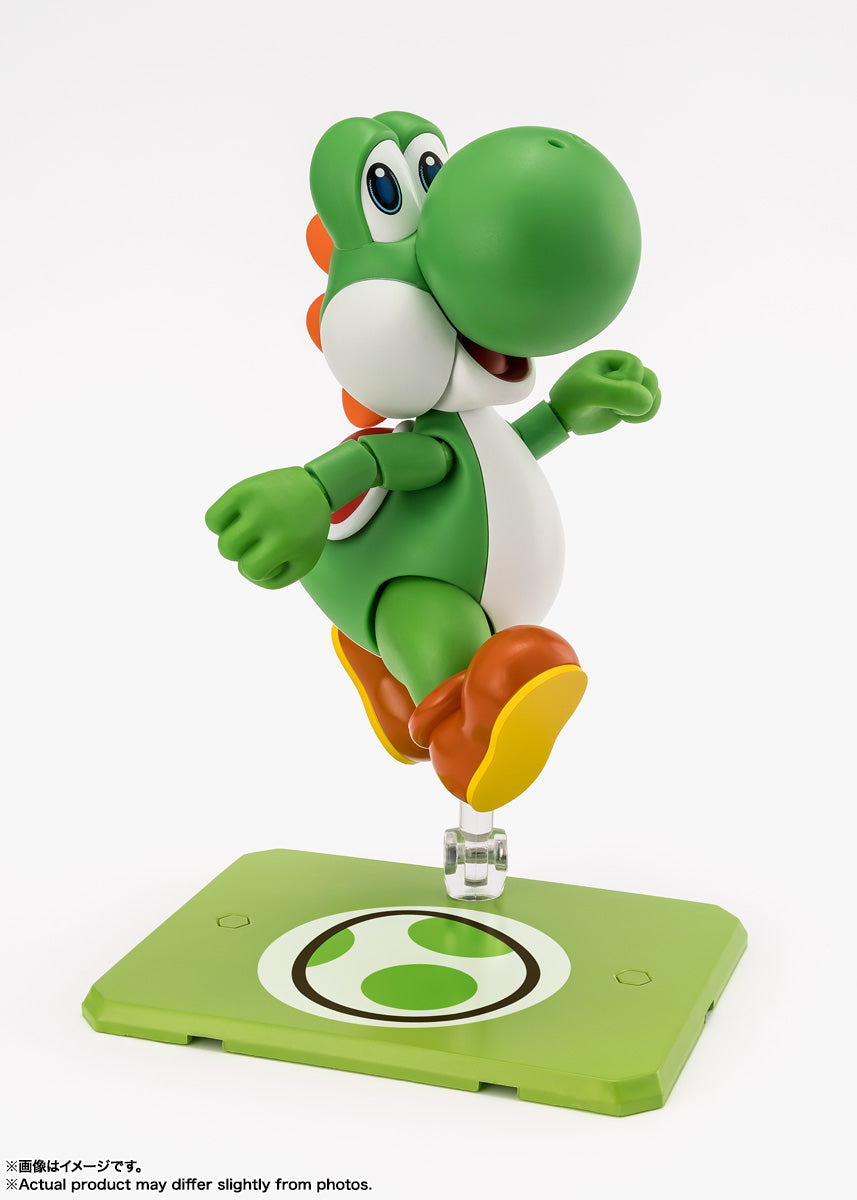 BANDAI SPIRITS S.H.Figuarts Super Mario Yoshi Action Figure