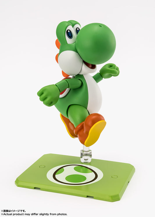 BANDAI SPIRITS S.H.Figuarts Super Mario Yoshi Action Figure