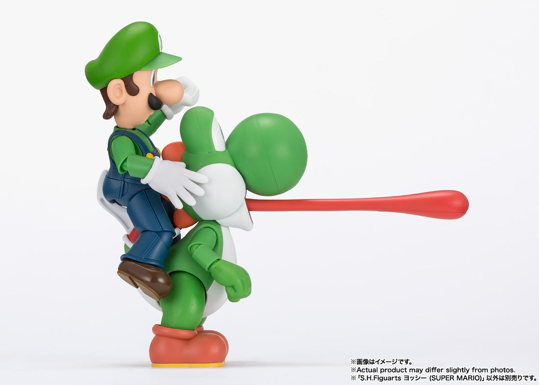 BANDAI SPIRITS S.H.Figuarts Super Mario Yoshi Action Figure