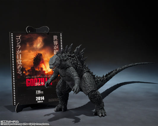 BANDAI SPIRITS S.H.MonsterArts Godzilla 2014 Movie Graphic Plus Action Figure