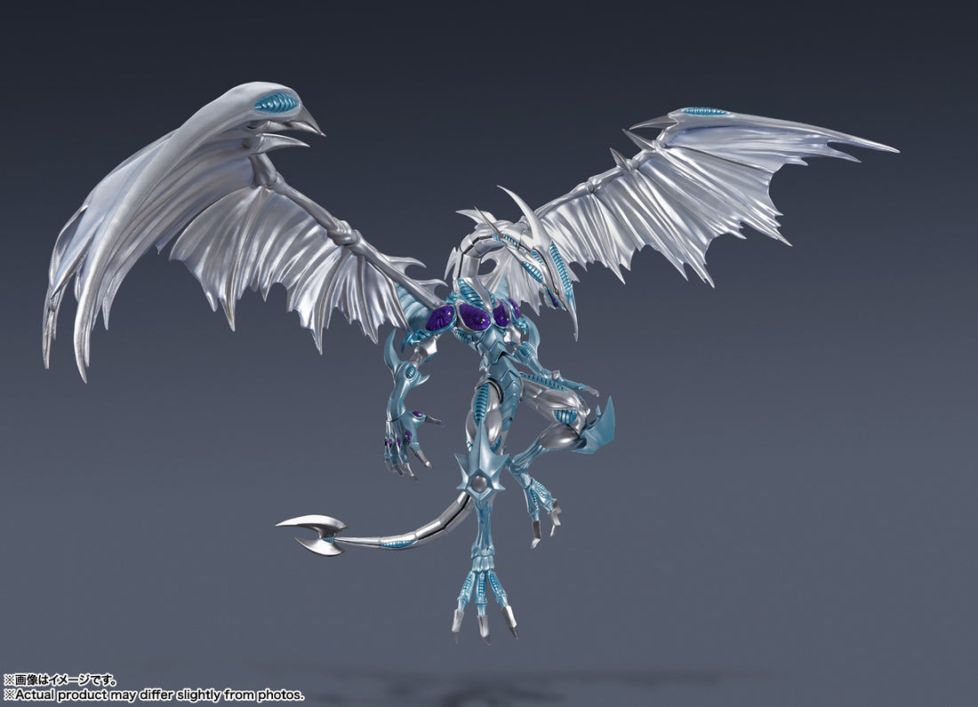BANDAI SPIRITS S.H.MonsterArts Yu-Gi-Oh! 5D's Stardust Dragon Action Figure