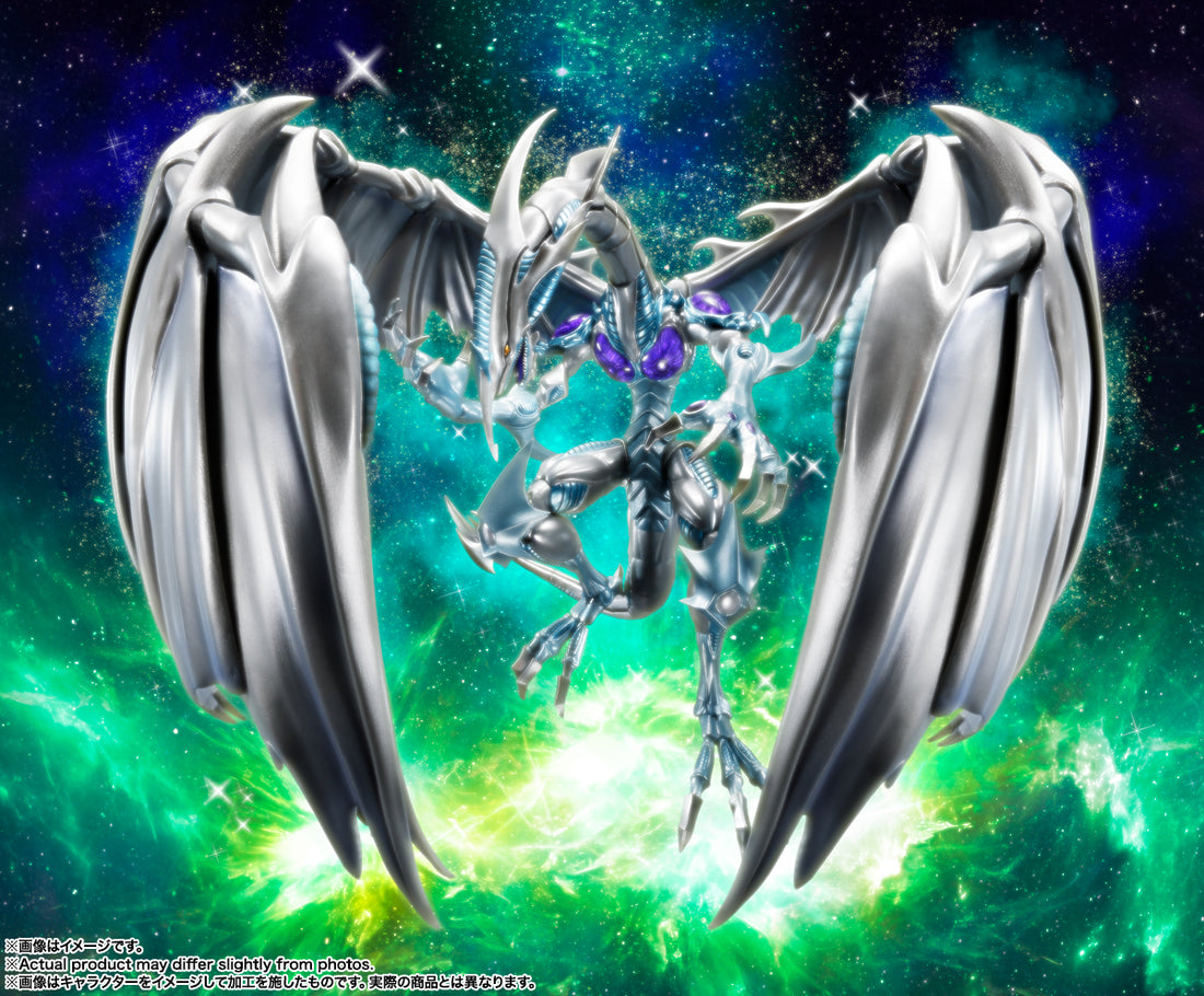 BANDAI SPIRITS S.H.MonsterArts Yu-Gi-Oh! 5D's Stardust Dragon Action Figure