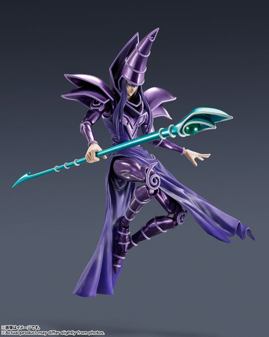 BANDAI SPIRITS S.H.MonsterArts Yu-Gi-Oh! Duel Monsters Dark Magician Action Figure