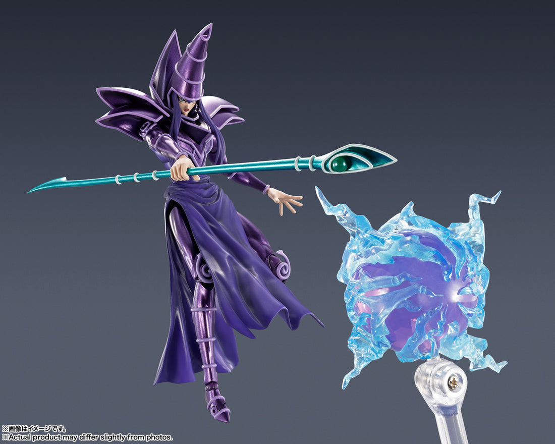 BANDAI SPIRITS S.H.MonsterArts Yu-Gi-Oh! Duel Monsters Dark Magician Action Figure