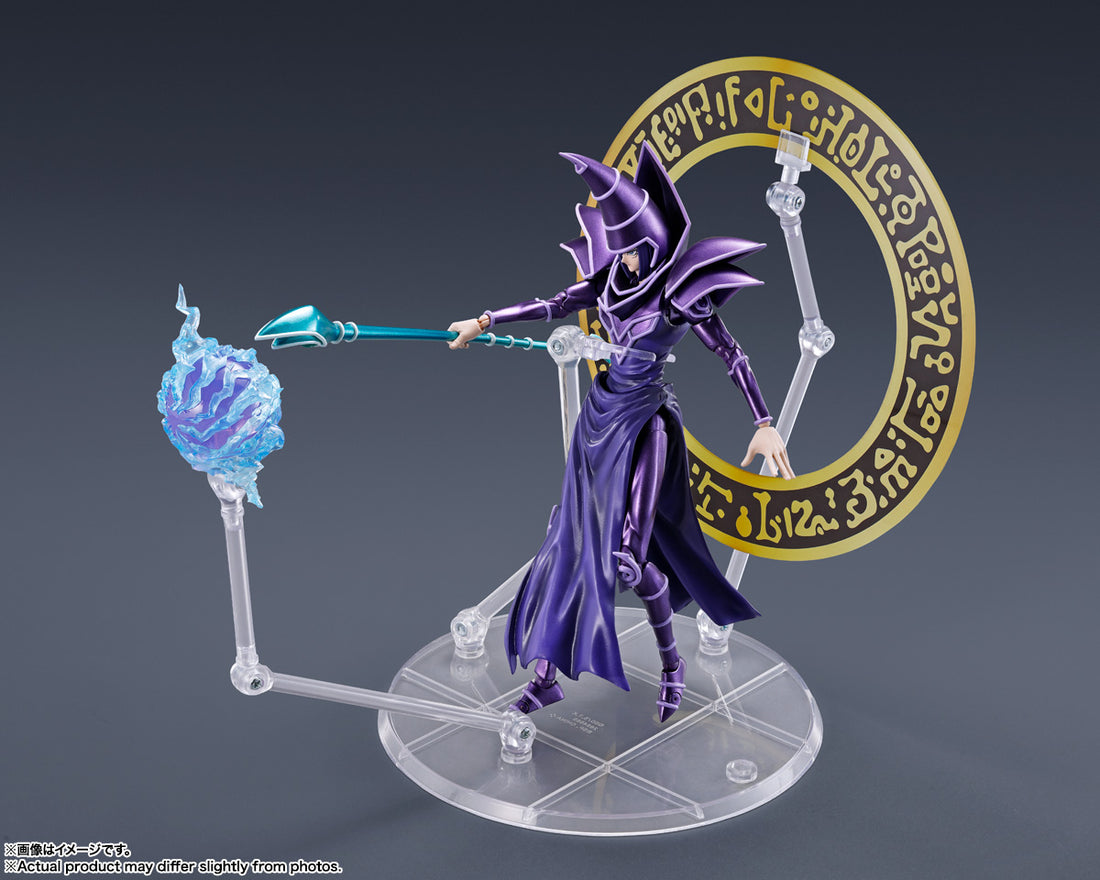 BANDAI SPIRITS S.H.MonsterArts Yu-Gi-Oh! Duel Monsters Dark Magician Action Figure