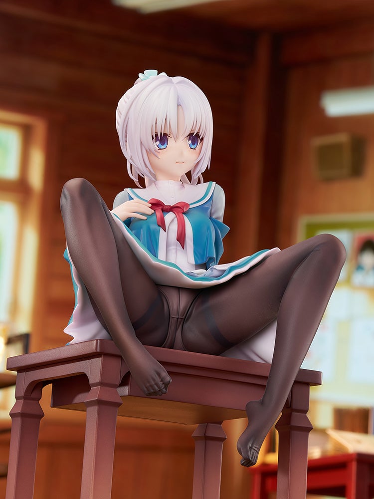 Luminous Box Senren Banka Yoshino Tomotake Animal Ears School Uniform Ver. 1/7 Complete Figure official product photo