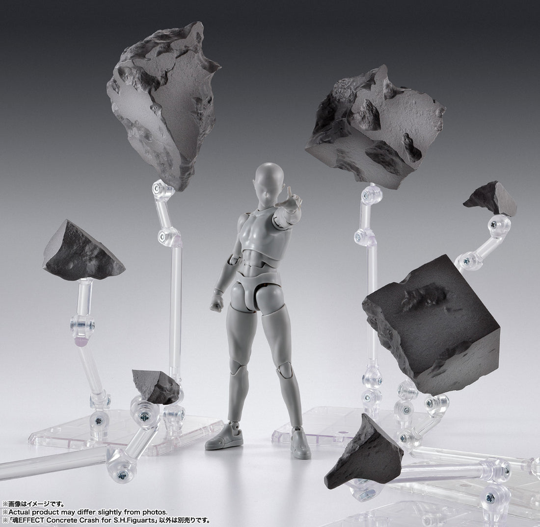 BANDAI SPIRITS Tamashii Effect Concrete Crash for S.H.Figuarts Accessory Set