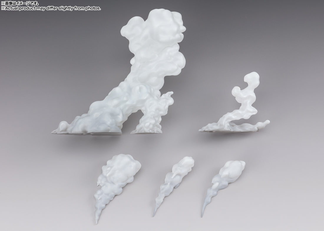 BANDAI SPIRITS Tamashii Effect Smoke White Ver. for S.H.Figuarts Display Effect Parts Reissue