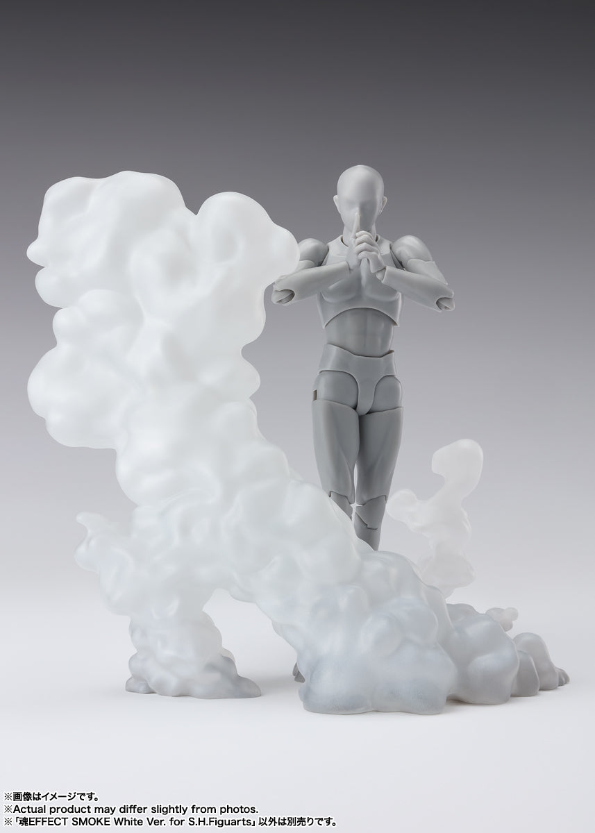 BANDAI SPIRITS Tamashii Effect Smoke White Ver. for S.H.Figuarts Display Effect Parts Reissue