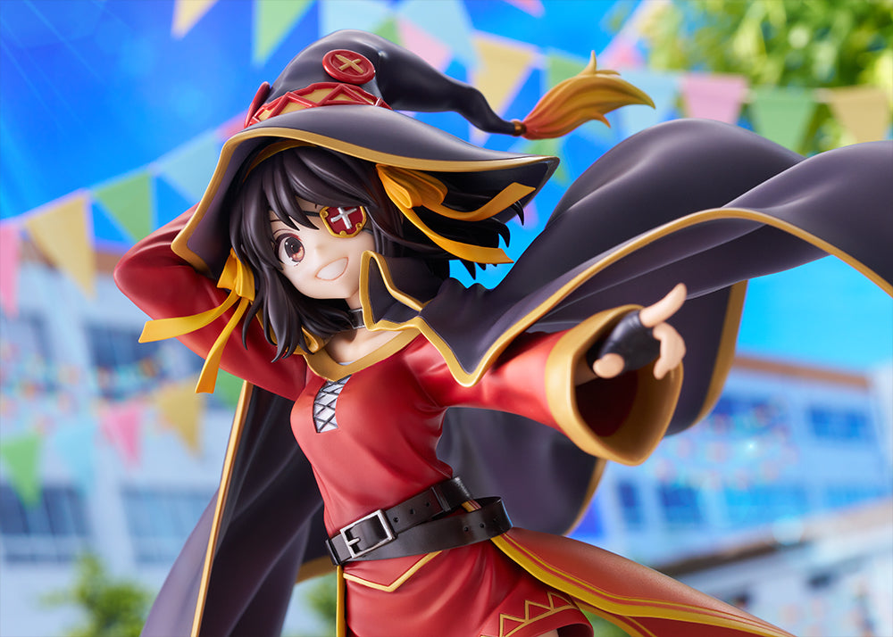 The Melancholy of Haruhi Suzumiya x KONOSUBA Haruhi Suzumiya Megumin Ver. 1/7 Scale Figure - product view 3
