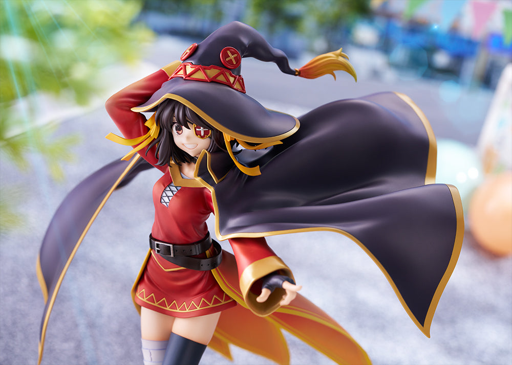 The Melancholy of Haruhi Suzumiya x KONOSUBA Haruhi Suzumiya Megumin Ver. 1/7 Scale Figure KADOKAWA Special Set - product view 17