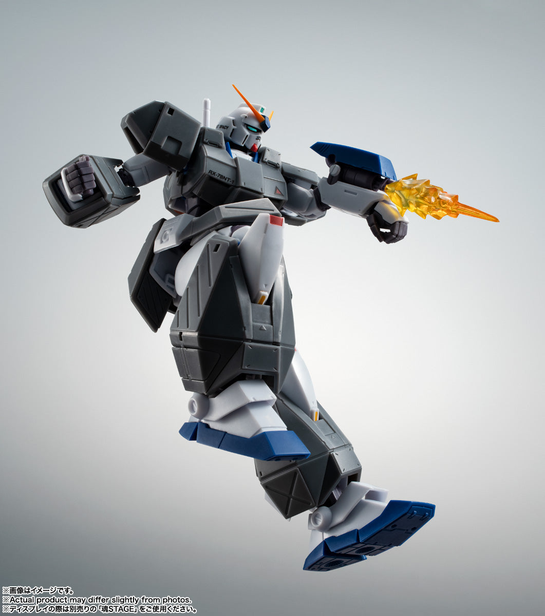 BANDAI SPIRITS The Robot Spirits Mobile Suit Gundam 0080 RX-78NT-1 Gundam NT-1 & Chobham Armor ver. A.N.I.M.E. Action Figure