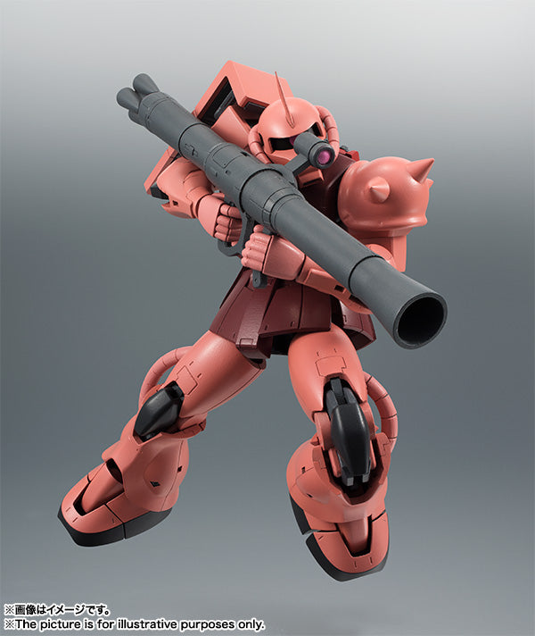 BANDAI SPIRITS The Robot Spirits Mobile Suit Gundam Char's Zaku II ver. A.N.I.M.E. Reissue Action Figure