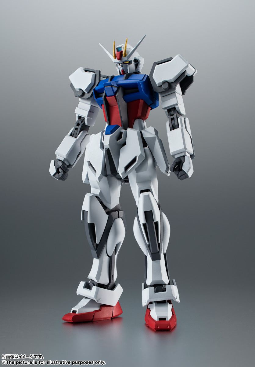 BANDAI SPIRITS The Robot Spirits Mobile Suit Gundam SEED Strike Gundam ver. A.N.I.M.E. Reissue Action Figure