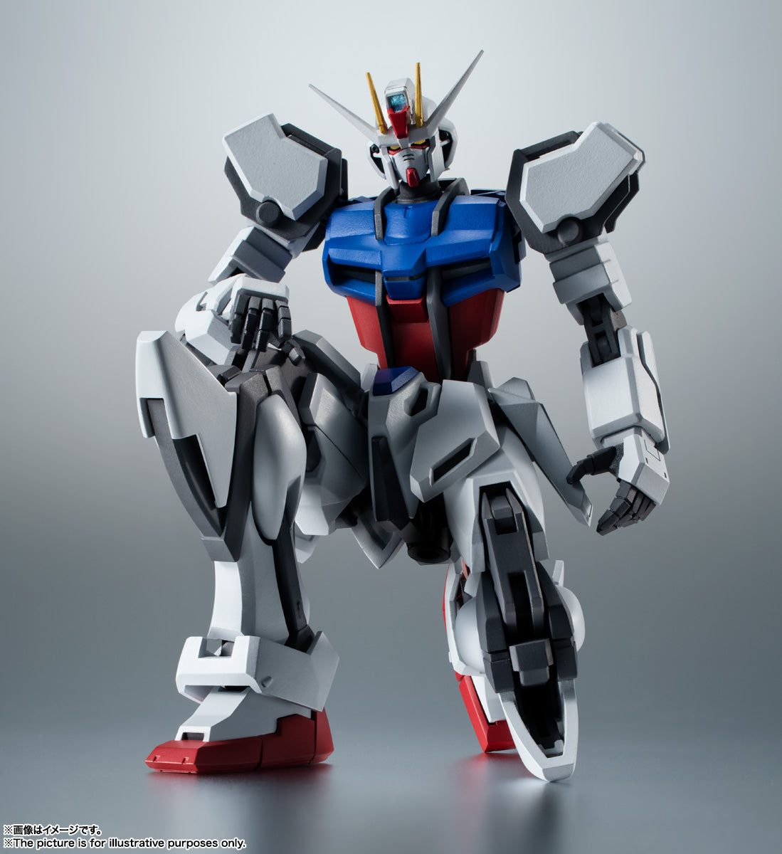 BANDAI SPIRITS The Robot Spirits Mobile Suit Gundam SEED Strike Gundam ver. A.N.I.M.E. Reissue Action Figure