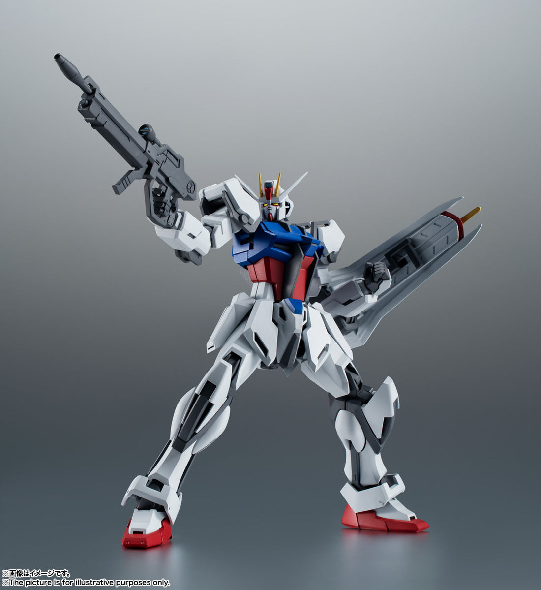 BANDAI SPIRITS The Robot Spirits Mobile Suit Gundam SEED Strike Gundam ver. A.N.I.M.E. Reissue Action Figure