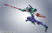 BANDAI SPIRITS The Robot Spirits Neon Genesis Evangelion Evangelion Unit-01 with Spear of Cassius Renewal Color Edition Reissue Action Figure