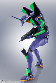BANDAI SPIRITS The Robot Spirits Neon Genesis Evangelion Evangelion Unit-01 with Spear of Cassius Renewal Color Edition Reissue Action Figure