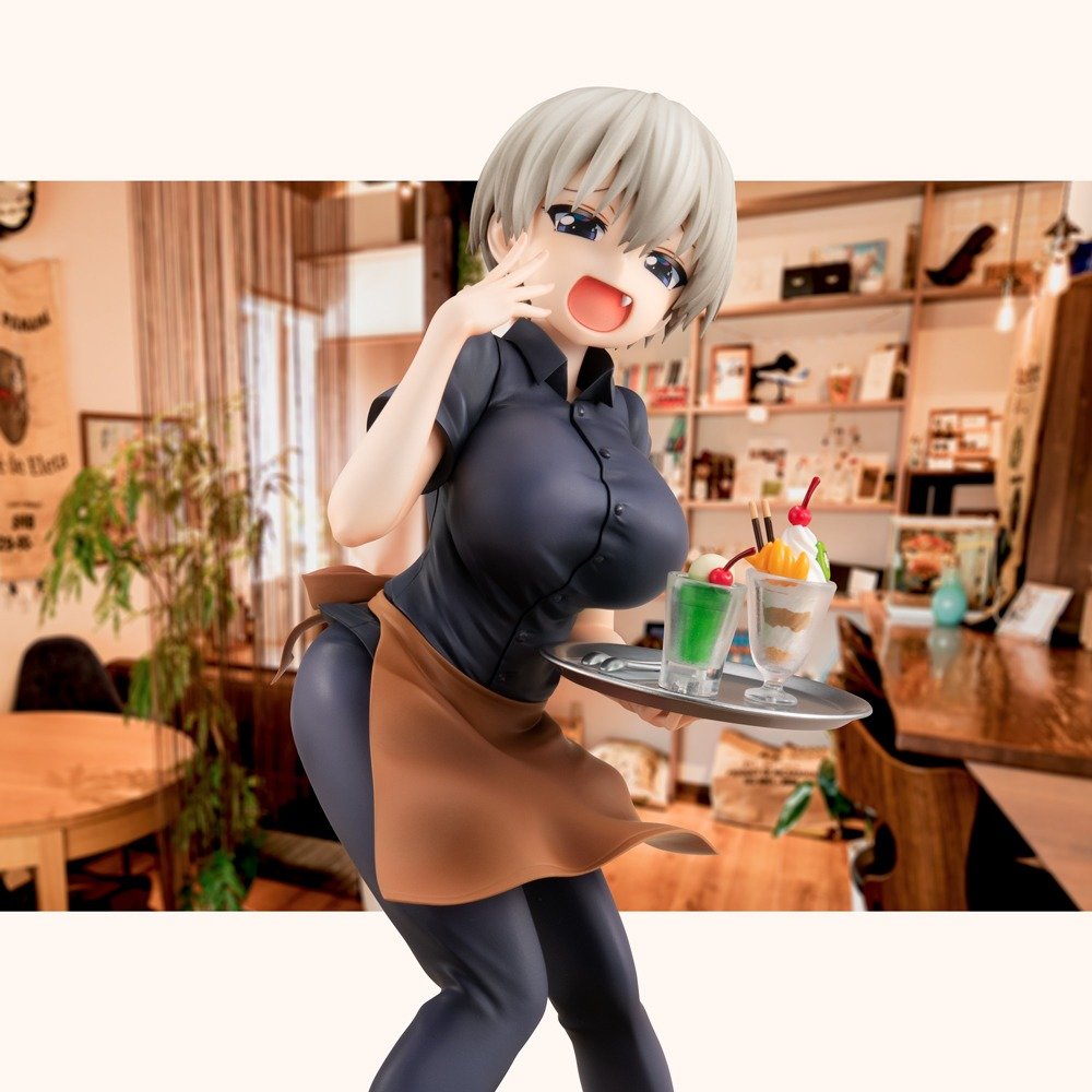 Uzaki-chan Wants to Hang Out! Hana Uzaki Cafe Asia Ver. 1/7 Scale Figure KADOKAWA Special Set - product view 9
