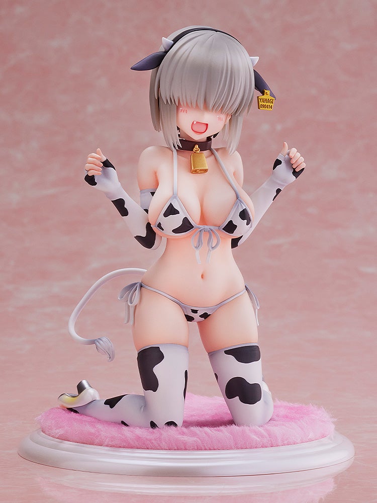 WAVE Uzaki-chan Wants to Hang Out! Yanagi Uzaki (Cow Bikini) 1/7 Reissue Complete Figure official product photo