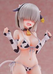 WAVE Uzaki-chan Wants to Hang Out! Yanagi Uzaki (Cow Bikini) 1/7 Reissue Complete Figure official product photo