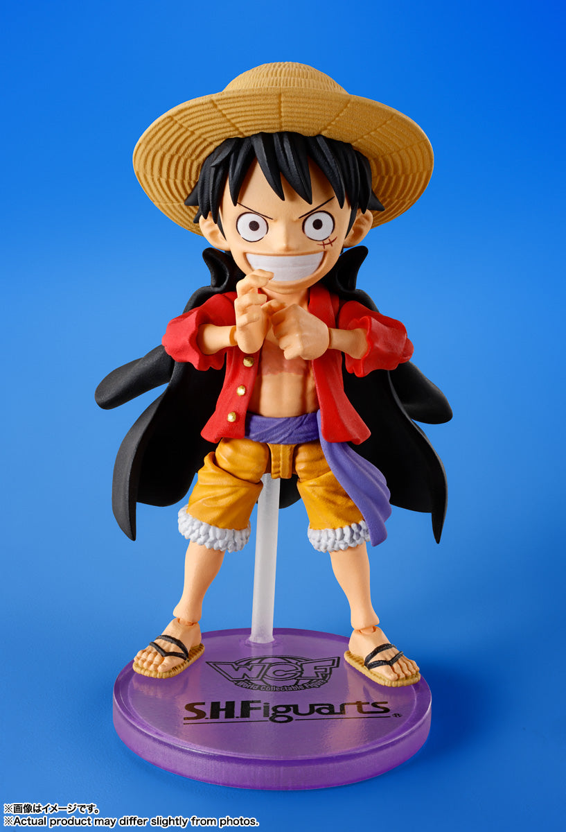 BANDAI SPIRITS World Collectable Figure x S.H.Figuarts ONE PIECE Monkey D. Luffy Figure
