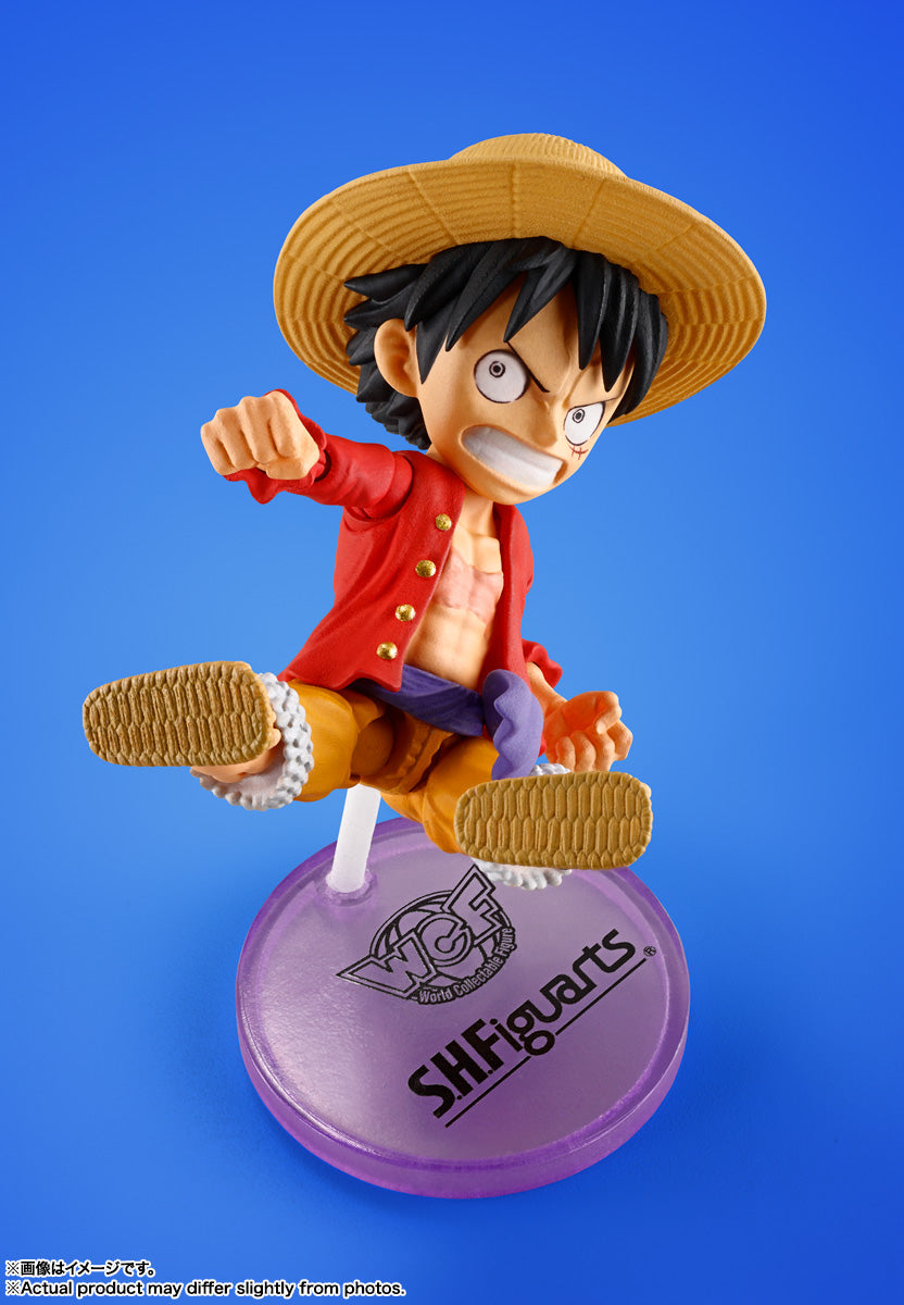 BANDAI SPIRITS World Collectable Figure x S.H.Figuarts ONE PIECE Monkey D. Luffy Figure