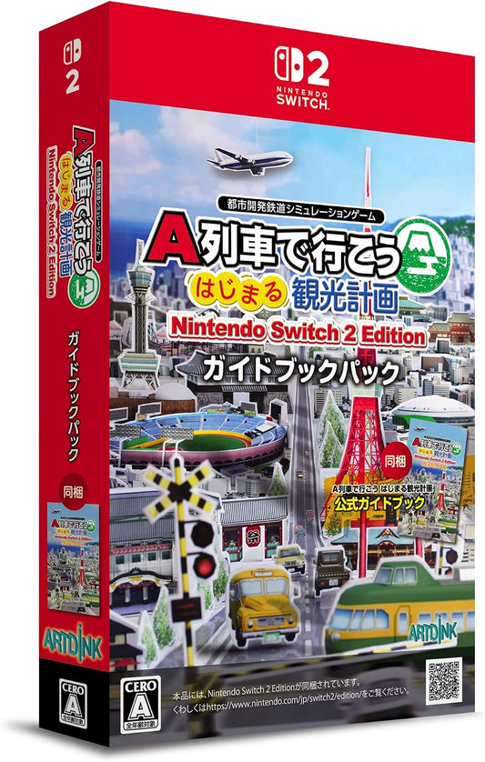 Nintendo Switch 2 A-Train All Aboard Tourism Guidebook Pack - official Japanese Nintendo Switch 2 physical edition