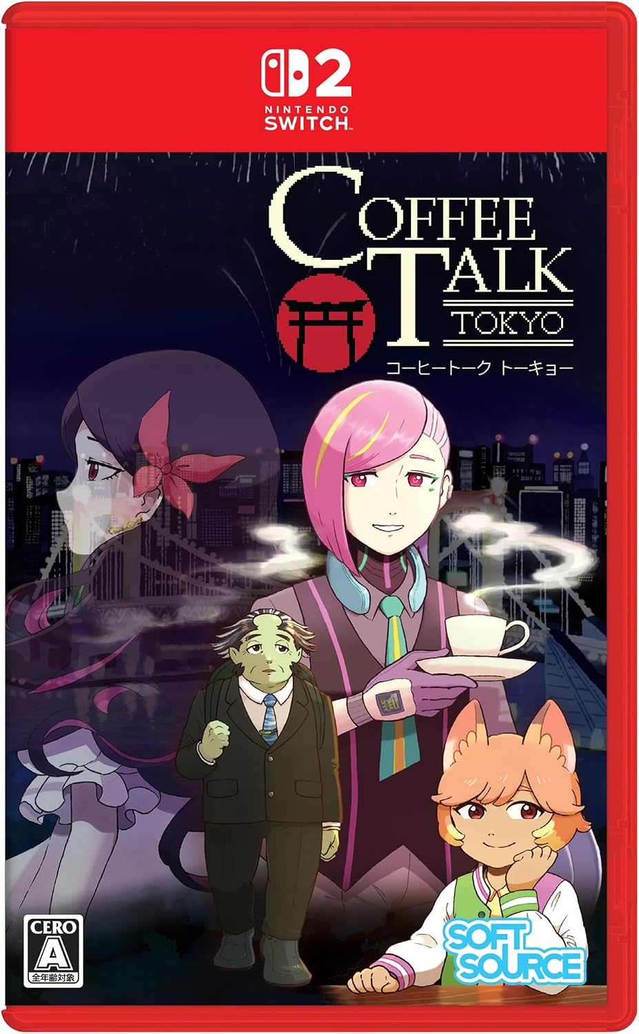 Coffee Talk Tokyo Nintendo Switch 2 Japanese edition front cover