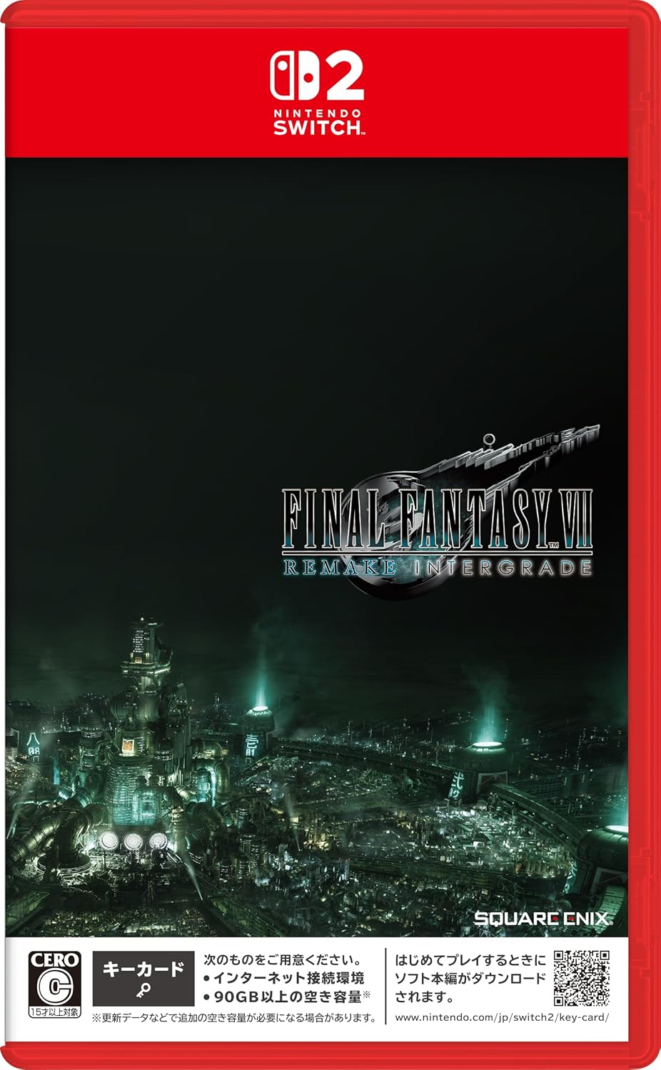 Final Fantasy VII Remake Intergrade Nintendo Switch 2 official product image