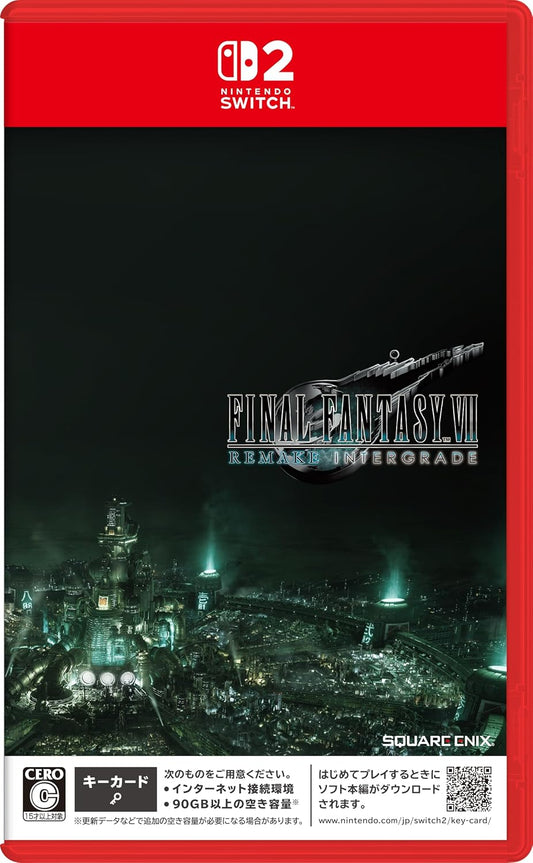 Final Fantasy VII Remake Intergrade Nintendo Switch 2 official product image