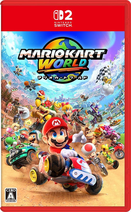 Nintendo Switch 2 Mario Kart World - official Japanese Nintendo Switch 2 physical case front