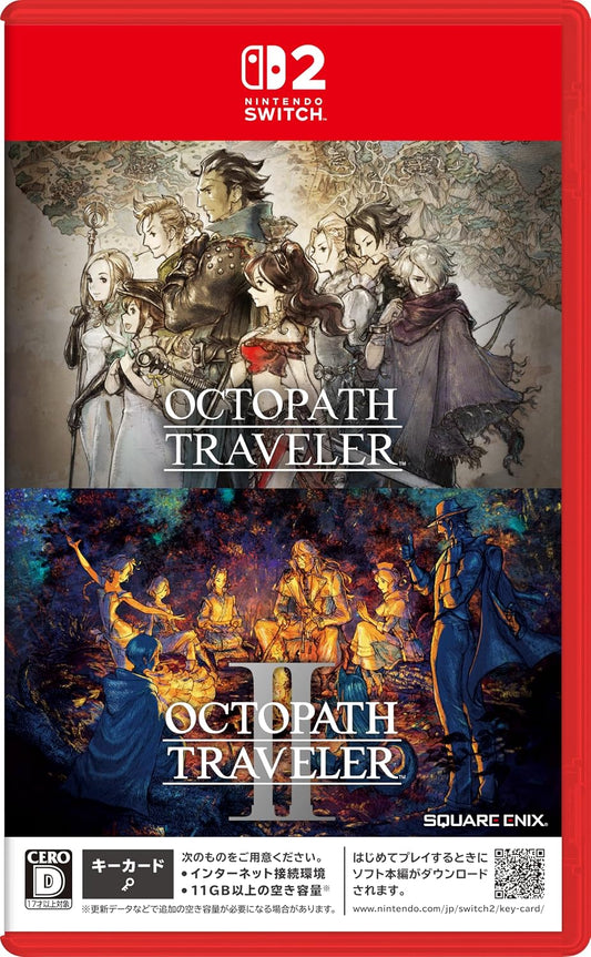 Octopath Traveler + Octopath Traveler II Bundle Nintendo Switch 2 Japanese edition front cover