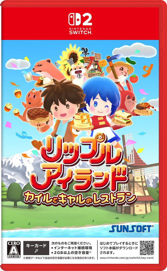 Nintendo Switch 2 Ripple Island Kyle and Cal’s Restaurant - official Japanese Nintendo Switch 2 physical edition