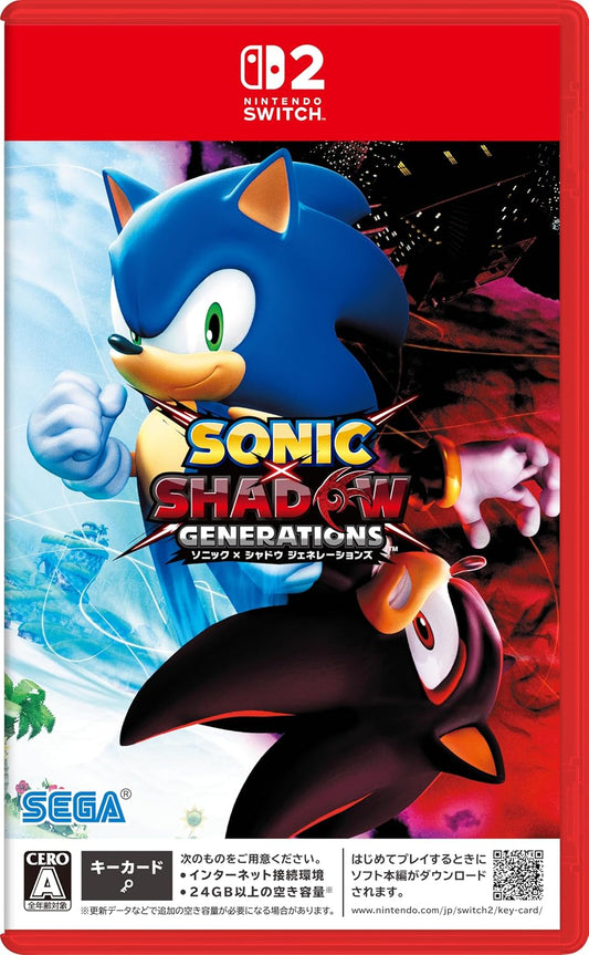 Sonic X Shadow Generations Nintendo Switch 2 official product image