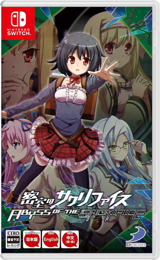 Nintendo Switch Abyss of the Sacrifice - official Japanese front cover