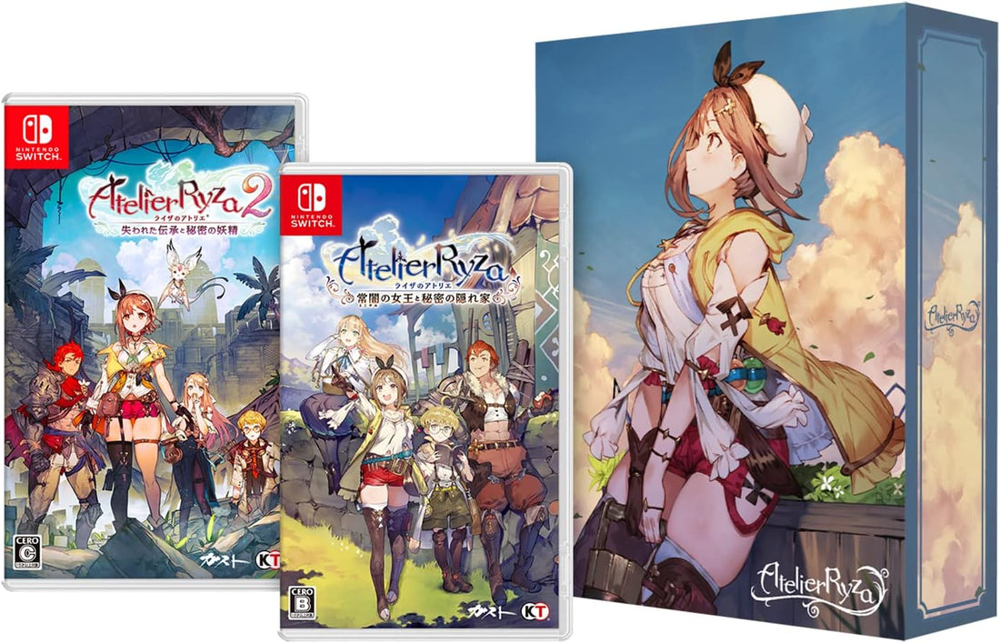 Nintendo Switch Atelier Ryza 1 & 2 Limited Double Pack - official Japanese collector edition