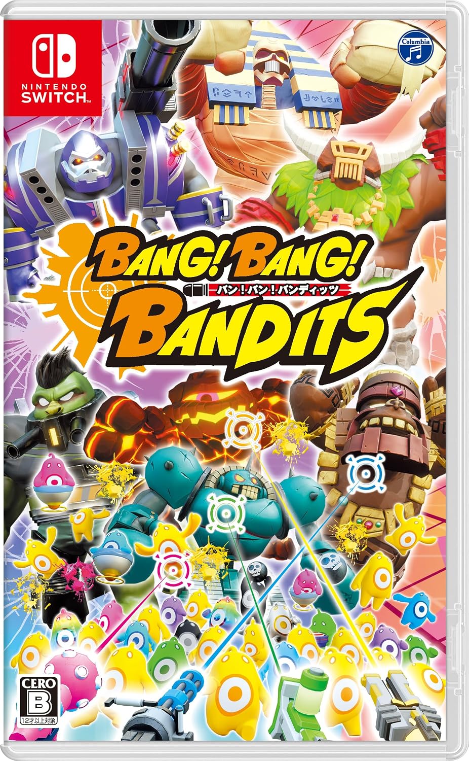 Nintendo Switch Bang! Bang! Bandits - official Japanese front cover