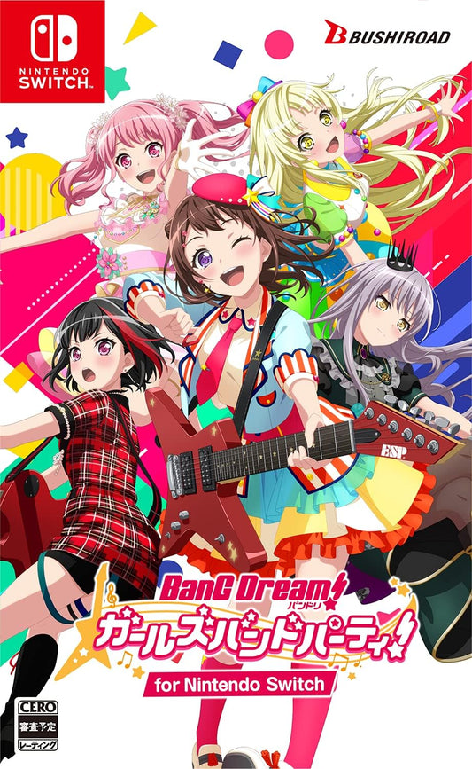 Nintendo Switch BanG Dream! Girls Band Party! - official Japanese front cover