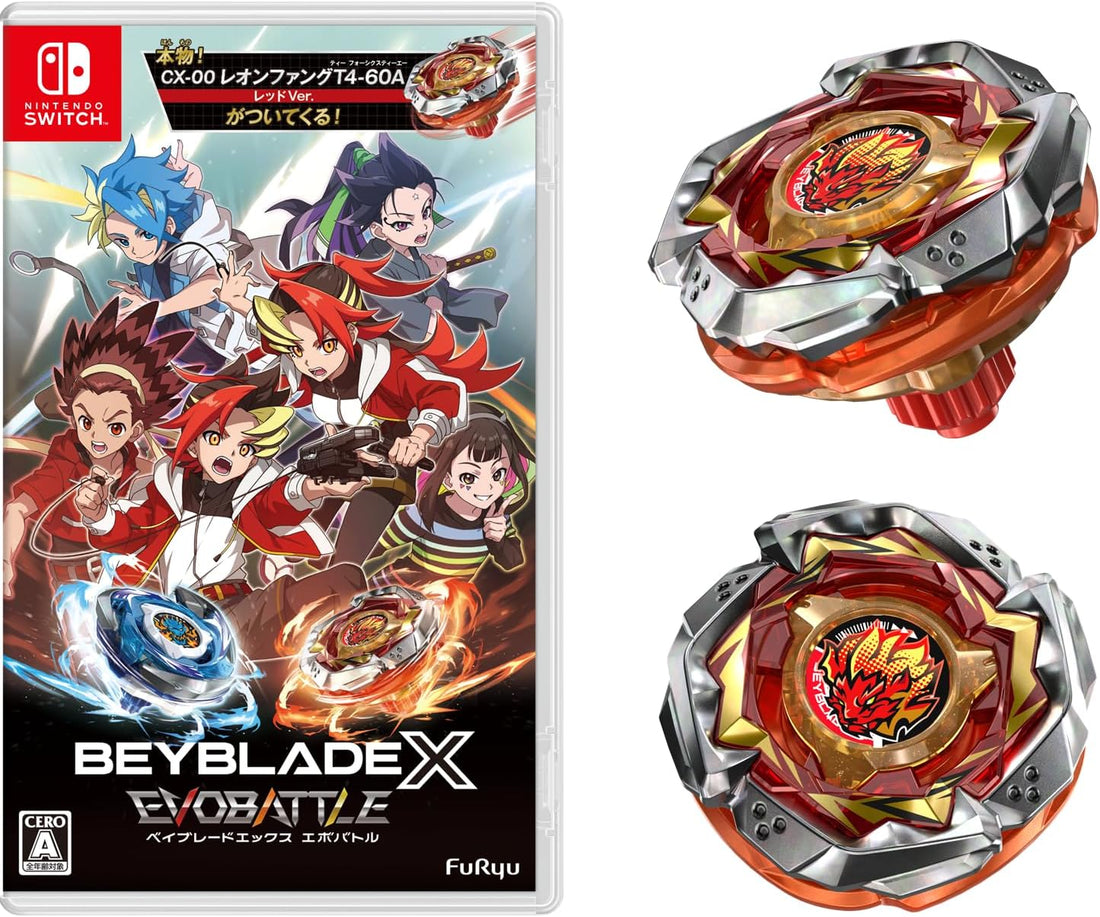 Nintendo Switch BEYBLADE X EVOBATTLE - official Japanese front cover