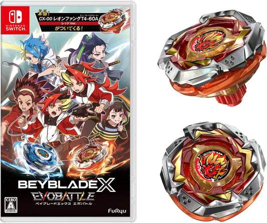 Nintendo Switch BEYBLADE X EVOBATTLE - official Japanese front cover