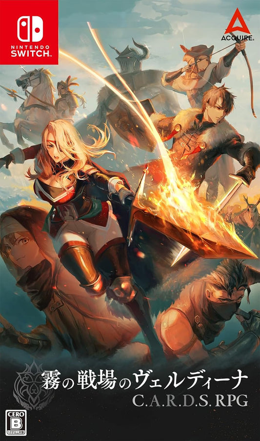 Nintendo Switch C.A.R.D.S. RPG: The Misty Battlefield - official Japanese front cover