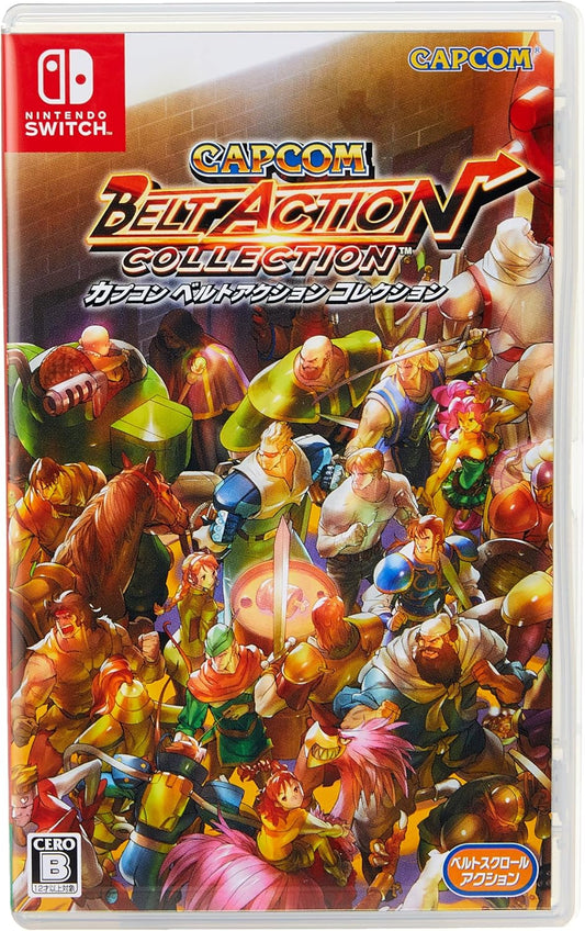 Nintendo Switch Capcom Belt Action Collection - official Japanese front cover