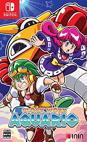 Nintendo Switch Clockwork Aquario - official Japanese front cover