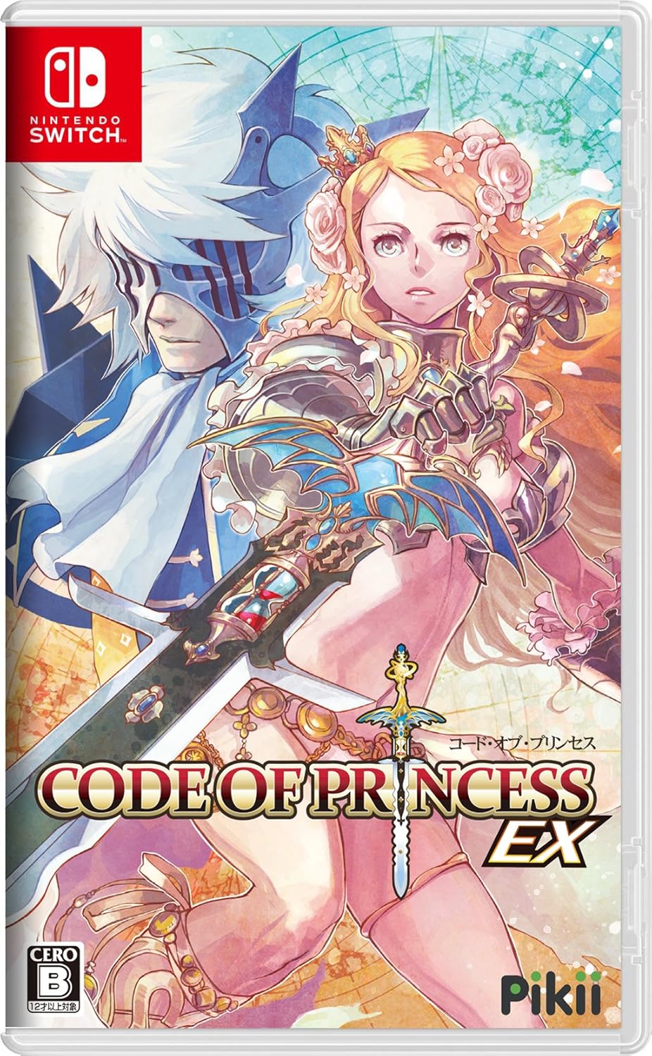 Nintendo Switch Code of Princess EX - official Japanese front cover